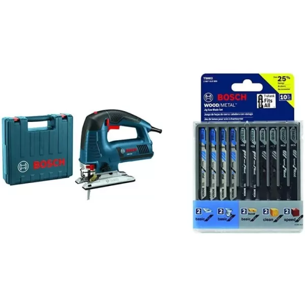 Jigsaw Kit + 10 Pc Jig Blade Set