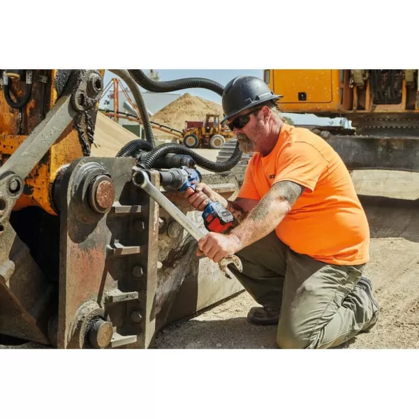 BOSCH GDS18V-770CN PROFACTOR™ 18V Connected-Ready 3/4 In. Impact Wrench with Friction Ring and Thru-Hole 