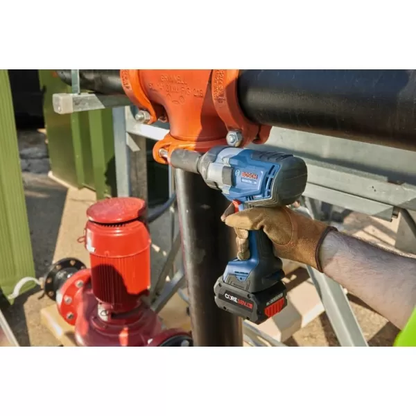 BOSCH GDS18V-770CN PROFACTOR™ 18V Connected-Ready 3/4 In. Impact Wrench with Friction Ring and Thru-Hole 