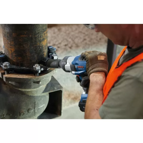 BOSCH GDS18V-770CN PROFACTOR™ 18V Connected-Ready 3/4 In. Impact Wrench with Friction Ring and Thru-Hole 