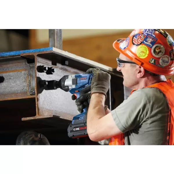 BOSCH GDS18V-770CN PROFACTOR™ 18V Connected-Ready 3/4 In. Impact Wrench with Friction Ring and Thru-Hole 
