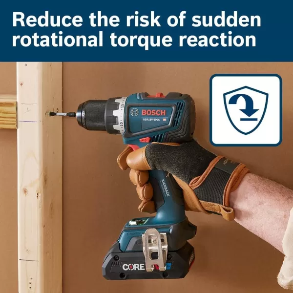 BOSCH GSR18V-800CN 18V Brushless Connected-Ready 1/2 In. Drill/Driver  18V 4 Ah Batteries)