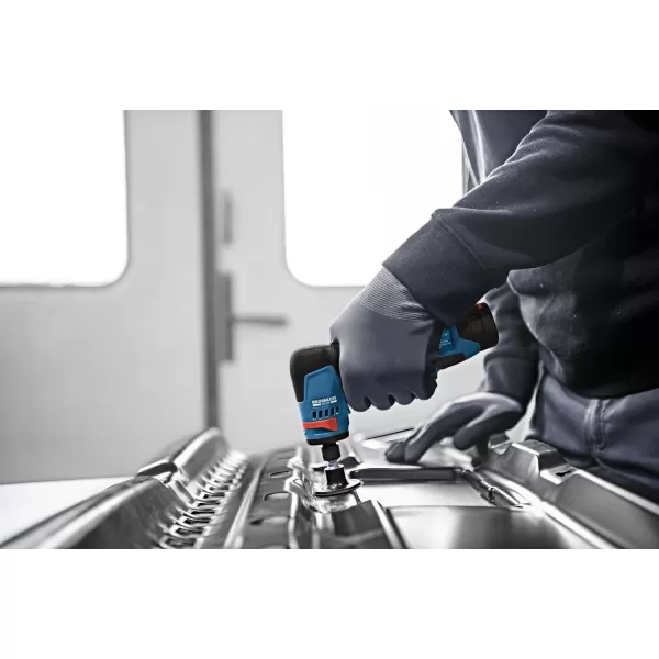 BOSCH GWG12V-20SB23 12V Max Brushless 1/4 In. Right Angle Die Grinder Kit with  3.0 Ah Batteries 12V Batteries)