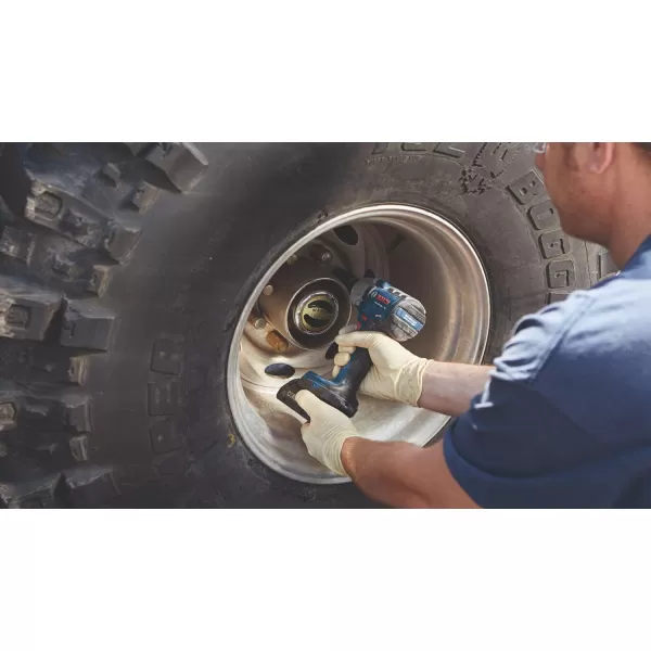 BOSCH GDS18V-330CN 18V Brushless Connected-Ready 1/2 In. Mid-Torque Impact Wrench with Friction Ring and Thru-Hole 