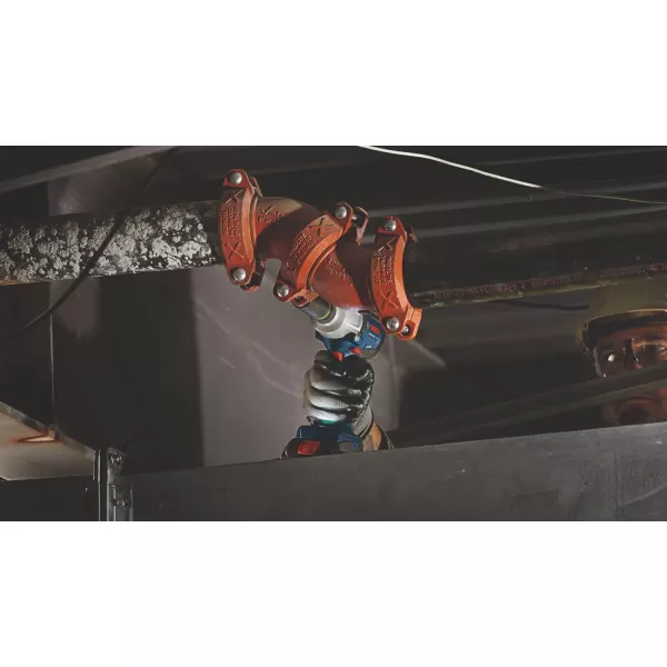 BOSCH GDS18V-330CN 18V Brushless Connected-Ready 1/2 In. Mid-Torque Impact Wrench with Friction Ring and Thru-Hole 