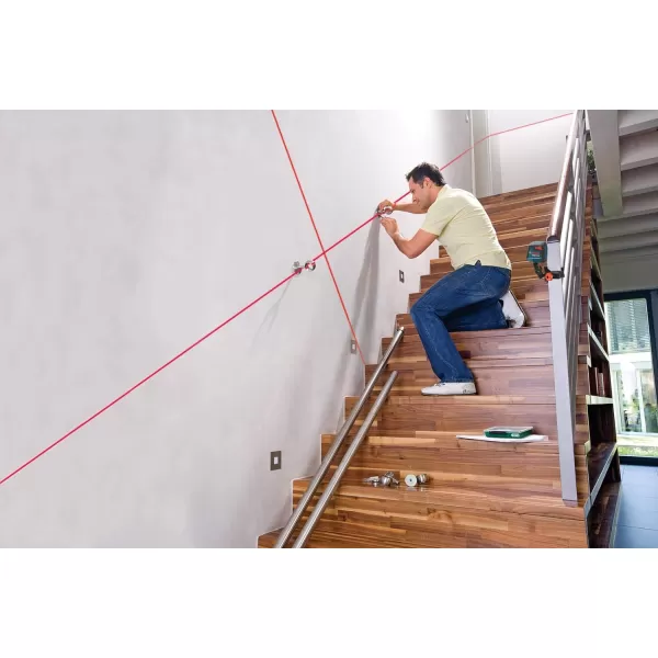 BOSCH GLL50-20 Cross Line Laser, Self Leveling, 50ft Range and Magnetic Laser Mount