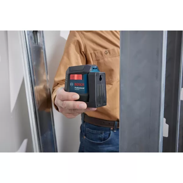BOSCH GLL50-20 Cross Line Laser, Self Leveling, 50ft Range and Magnetic Laser Mount