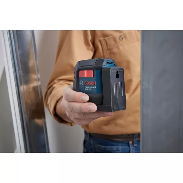 BOSCH GLL50-20GL 65ft Green-Beam Cross-Line Laser with VisiMax Technology, Rechargable Lithium-Ion Battery, Self-Leveling, with Magnetic Mount