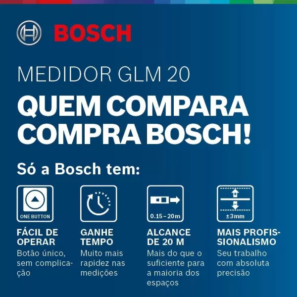 BOSCH GLM100-23 100ft Laser Measure with Backlit Display,