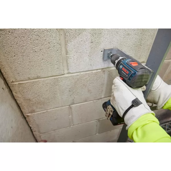 BOSCH GSB18V-800CB24 1/2 In. Brushless Connected-Ready Hammer Drill/Driver Kit with  CORE18V® 4 Ah Advanced Power Battery 18V 4 Ah Battery)