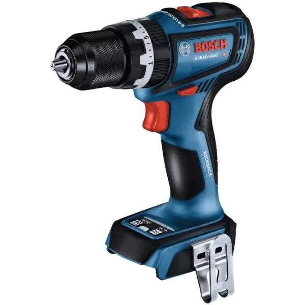 BOSCH GSB18V-800CB24 1/2 In. Brushless Connected-Ready Hammer Drill/Driver Kit with  CORE18V® 4 Ah Advanced Power Battery