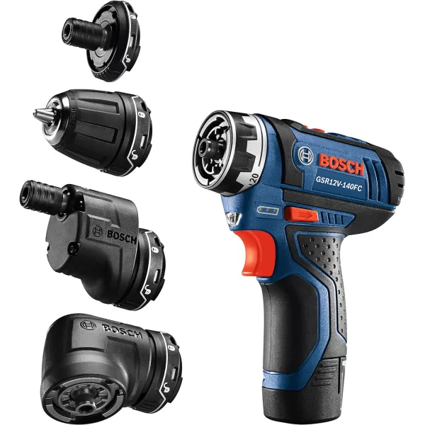 Bosch 12V 5-in-1 Cordless Electric Screwdriver Kit + 12V Max 3.0 Ah Lithium-Ion Battery