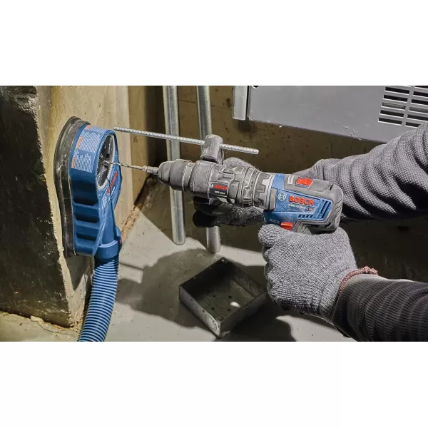BOSCH GSR12V-300FCB22 12V Max EC Brushless Flexiclick 5-In-1 Drill/Driver System with  2.0 Ah Batteries and BOSCH GFA12-H SDS-plus® Rotary Hammer Attachment