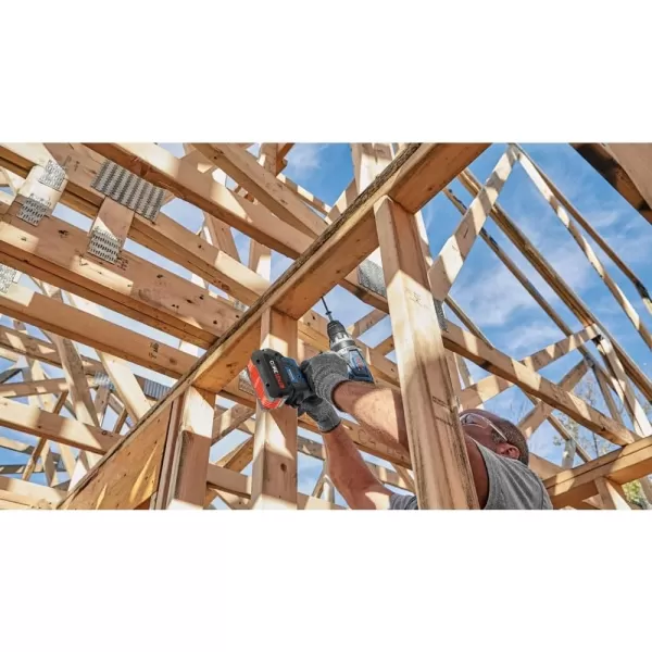 Bosch GSR18V-1330CB14-RT 18V PROFACTOR Brushless Lithium-Ion 1/2 in. Cordless Connected-Ready Drill Driver Kit  