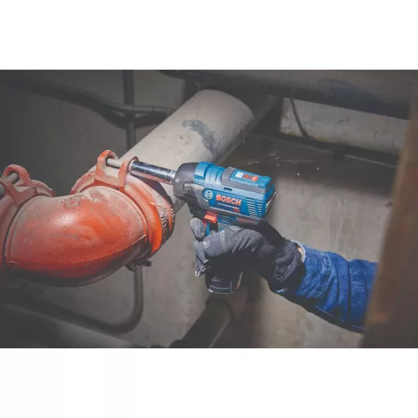 Bosch PS82-02-RT 12V MAX 2.0 Ah Cordless Lithium-Ion EC Brushless 3/8 in. Impact Wrench Kit 