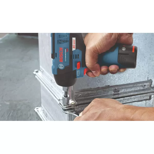 Bosch PS82-02-RT 12V MAX 2.0 Ah Cordless Lithium-Ion EC Brushless 3/8 in. Impact Wrench Kit 