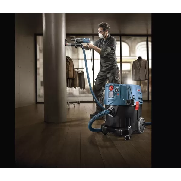 Bosch VAC090A 9-Gallon Dust Extractor with Auto Filter Clean, Blue