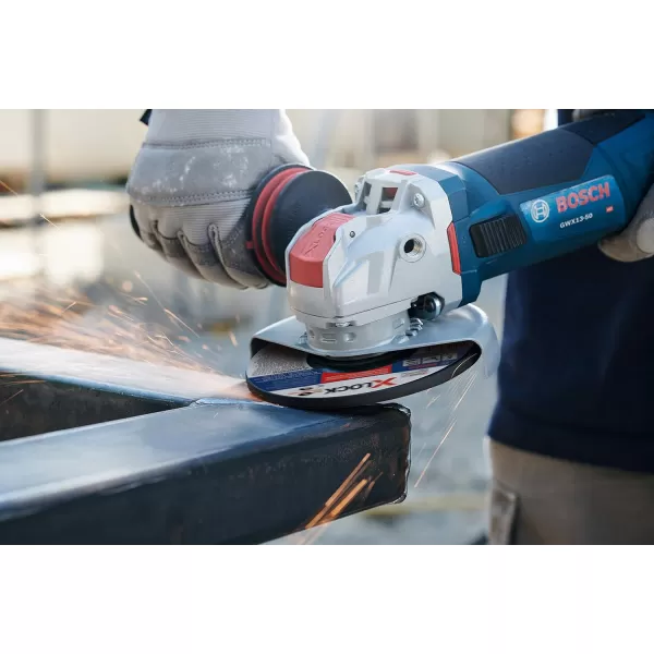 BOSCH CWX27M450 4-1/2 In. x .098 In. X-LOCK Metal Cutting Abrasive Wheel 30 Grit Compatible with 7/8 In. Arbor Type 27A  for Applications in Metal Cutting