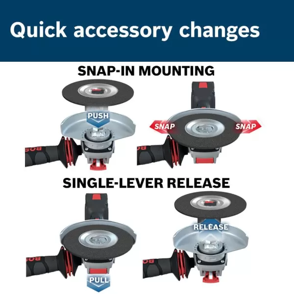 BOSCH CWX27M450 4-1/2 In. x .098 In. X-LOCK Metal Cutting Abrasive Wheel 30 Grit Compatible with 7/8 In. Arbor Type 27A  for Applications in Metal Cutting