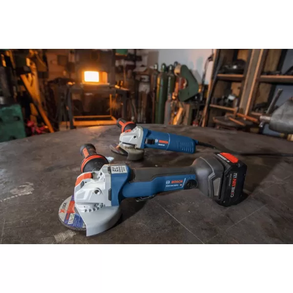 BOSCH CWX27M450 4-1/2 In. x .098 In. X-LOCK Metal Cutting Abrasive Wheel 30 Grit Compatible with 7/8 In. Arbor Type 27A  for Applications in Metal Cutting