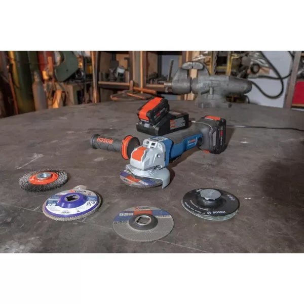 BOSCH CWX27M450 4-1/2 In. x .098 In. X-LOCK Metal Cutting Abrasive Wheel 30 Grit Compatible with 7/8 In. Arbor Type 27A  for Applications in Metal Cutting