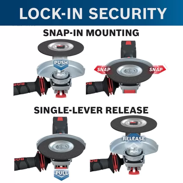 BOSCH CWX27M450 4-1/2 In. x .098 In. X-LOCK Metal Cutting Abrasive Wheel 30 Grit Compatible with 7/8 In. Arbor Type 27A  for Applications in Metal Cutting