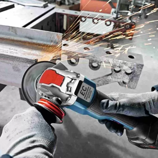 Bosch GWX18V-50PCB14-RT 18V X-LOCK Brushless Lithium-Ion 4-1/2 - 5 in. Cordless Angle Grinder Kit  