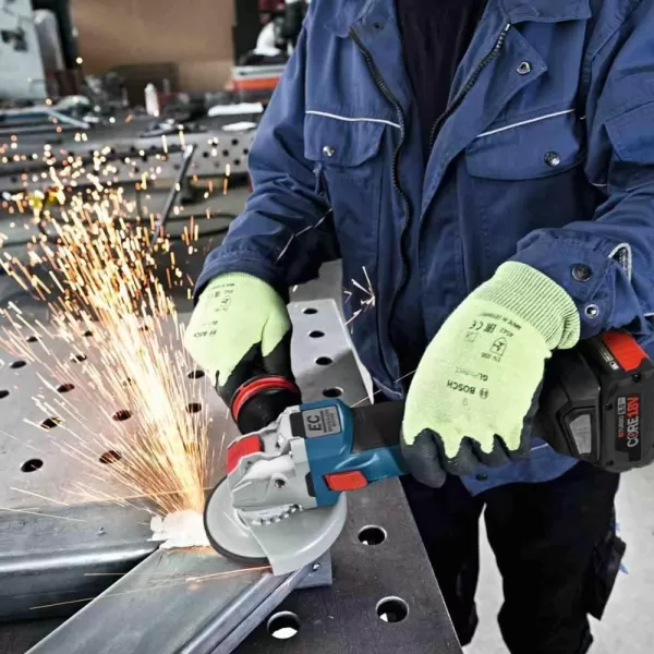 Bosch GWX18V-50PCB14-RT 18V X-LOCK Brushless Lithium-Ion 4-1/2 - 5 in. Cordless Angle Grinder Kit  