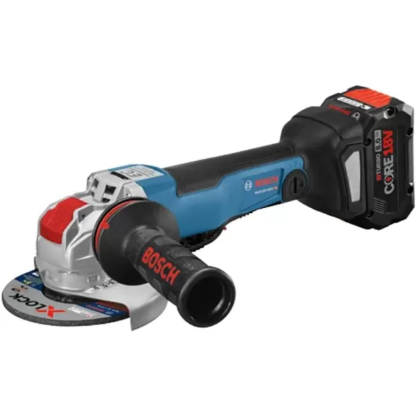 Bosch GWX18V-50PCB14-RT 18V X-LOCK Brushless Lithium-Ion 4-1/2 - 5 in. Cordless Angle Grinder Kit  