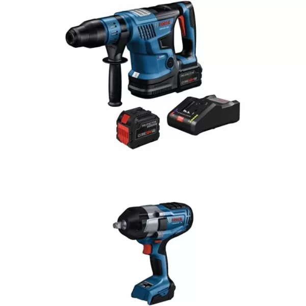 18V PROFACTOR 1-9/16" SDS-max Rotary Hammer w/  8.0 Ah CORE Performance Batteries w/FREE Impact Wrench &amp; FREE 8.0 Ah CORE Performance Battery