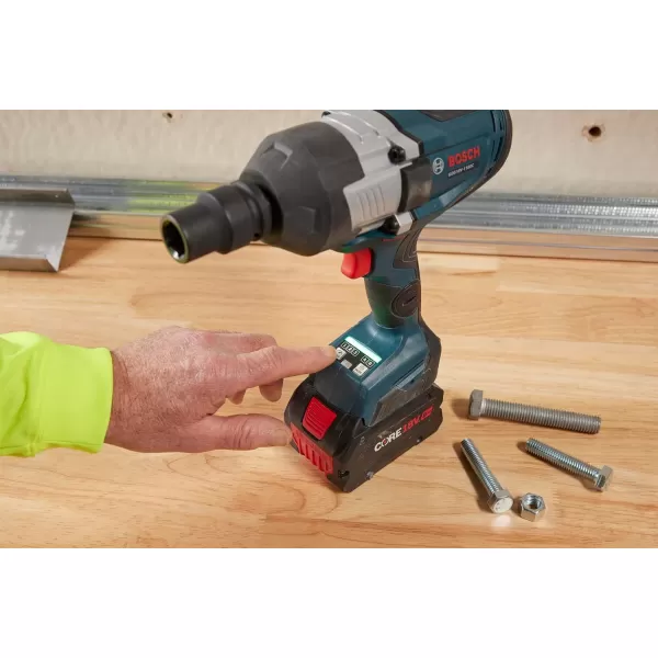 BOSCH GDS18V-1180CN PROFACTOR™ 18V Connected-Ready 3/4 In. Impact Wrench with Friction Ring and Thru-Hole  18V 8 Ah Batteries)