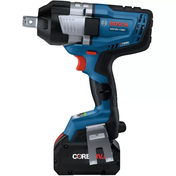 BOSCH GDS18V-1180CN PROFACTOR™ 18V Connected-Ready 3/4 In. Impact Wrench with Friction Ring and Thru-Hole  18V 8 Ah Batteries)