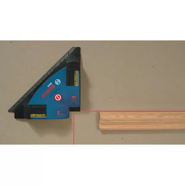 BOSCH GTL3 65 Ft Wall &amp; Floor Covering Laser, Includes 4 AA Batteries, Versatile Steel Positioning Plate, Laser Target, &amp; Pouch