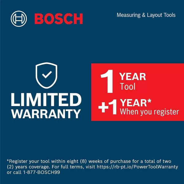 imageBOSCH GAM 220 MF 4in1 Digital Angle Finder Includes Leg Extension 4 AA Batteries ampamp Carrying Case