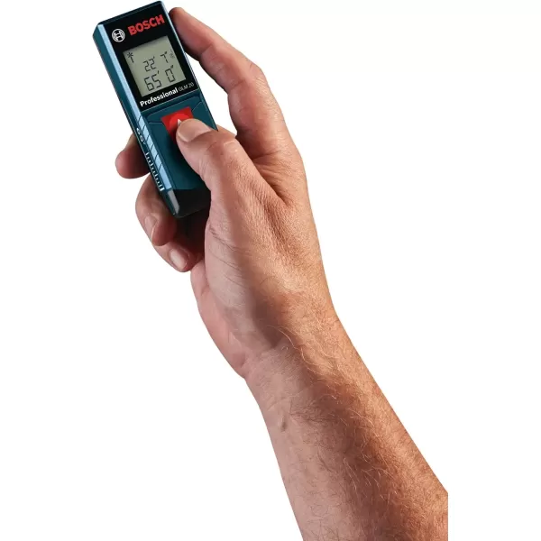 imageBOSCH GLM10023 100 Ft Blaze Laser Distance Measure Includes 2 AA Batteries65 FT