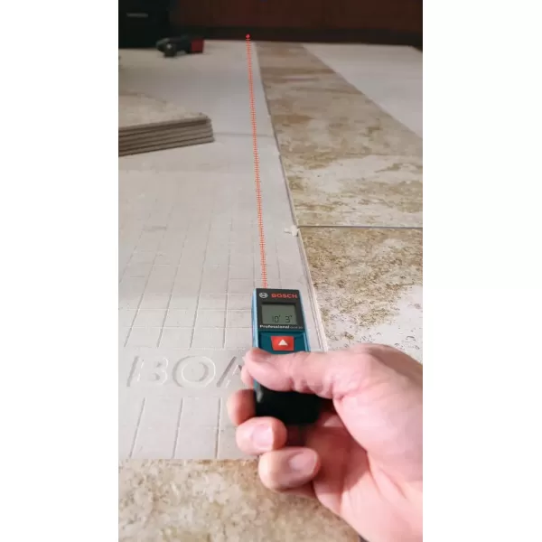 imageBOSCH GLM10023 100 Ft Blaze Laser Distance Measure Includes 2 AA Batteries65 FT