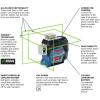 imageBOSCH GLL3330CG 200 Ft 12V Max Connected 360 Degree GreenBeam Laser Includes 20 Ah 12V Max LithiumIon Battery ampamp Charger AA1 Alkaline Battery Adapter Hard Carrying Case ampamp Accessories12V Green 3Plane Line Laser