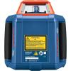 imageBOSCH GRL200040HVK REVOLVE SelfLeveling HorizontalVertical Rotary Laser Kit Includes Tripod Grade Rod Laser Receiver 2 D Batteries 4 AA Batteries Hard Carrying Case ampamp Accessories2000 ft Rotary Laser Kit wRemote