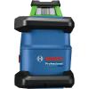 imageBOSCH GRL400080CHVK REVOLVE 18V Connected SelfLeveling HorizontalVertical Rotary Laser Kit Includes CORE18V 4 Ah Battery ampamp Charger Tripod Grade Rod Receiver Carrying Case ampamp AccessoriesGREEN  4000 ft Rotary Laser Kit wRemote