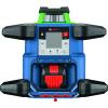 imageBOSCH GRL400080CHVK REVOLVE 18V Connected SelfLeveling HorizontalVertical Rotary Laser Kit Includes CORE18V 4 Ah Battery ampamp Charger Tripod Grade Rod Receiver Carrying Case ampamp AccessoriesGREEN  4000 ft Rotary Laser Kit wRemote