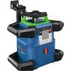 imageBOSCH GRL400080CHVK REVOLVE 18V Connected SelfLeveling HorizontalVertical Rotary Laser Kit Includes CORE18V 4 Ah Battery ampamp Charger Tripod Grade Rod Receiver Carrying Case ampamp AccessoriesGREEN  4000 ft Rotary Laser Kit wRemote