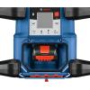 imageBOSCH GRL400080CHVK REVOLVE 18V Connected SelfLeveling HorizontalVertical Rotary Laser Kit Includes CORE18V 4 Ah Battery ampamp Charger Tripod Grade Rod Receiver Carrying Case ampamp Accessories4000 ft Rotary Laser Kit wRemote