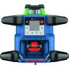 imageBOSCH GRL400080CHVK REVOLVE 18V Connected SelfLeveling HorizontalVertical Rotary Laser Kit Includes CORE18V 4 Ah Battery ampamp Charger Tripod Grade Rod Receiver Carrying Case ampamp AccessoriesGREEN  4000 ft Rotary Laser Kit wRemote