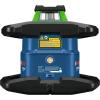 imageBOSCH GRL400080CHVK REVOLVE 18V Connected SelfLeveling HorizontalVertical Rotary Laser Kit Includes CORE18V 4 Ah Battery ampamp Charger Tripod Grade Rod Receiver Carrying Case ampamp AccessoriesGREEN  4000 ft Rotary Laser Kit wRemote