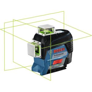 imageBOSCH GLL3330CG 200 Ft 12V Max Connected 360 Degree GreenBeam Laser Includes 20 Ah 12V Max LithiumIon Battery ampamp Charger AA1 Alkaline Battery Adapter Hard Carrying Case ampamp Accessories12V Green 3Plane Line Laser