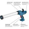 imageBOSCH GCG18V20N 18V 20oz Cage Caulk and Adhesive Gun Bare Tool20oz Cage Caulk and Adhesive Gun