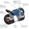 imageBOSCH GCB18V5B26 18V 5 In Deep Cut Band Saw KitTool Only