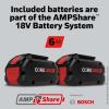 imageBOSCH GCB18V5B26 18V 5 In Deep Cut Band Saw Kitw 2 18V 6 Ah Batteries