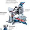 imageBOSCH GCM18V10SDN14 PROFACTOR 18V 10 In DualBevel Slide Miter Saw Kit with 1 CORE18V 8 Ah High Power BatteryTool Only