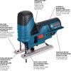 imageBOSCH JS120N 12V Max Barrel Grip Jig Saw Cordless Variable Speed Toolfree Blade Change Bare Tool